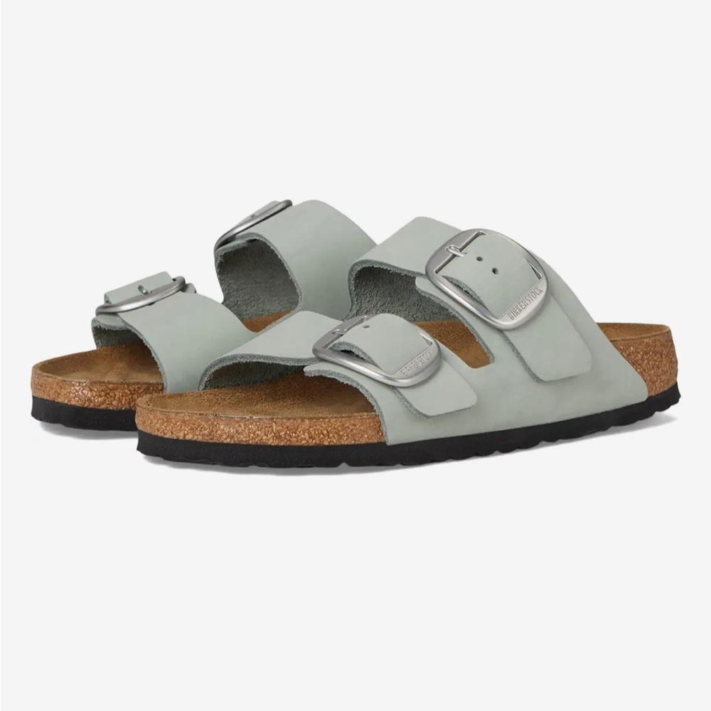 Birkenstock Two-Strap Sandals in Pure Sage